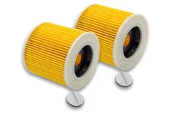 Vhbw 2x Patronen Filter Kompatibel Mit Kärcher A 2003, A 2004, A 2024 Pt, A 2054 Me, A 2101, A 2204, A 2204 AF, A 2206 X Ersatz Für 6.414-552.0.