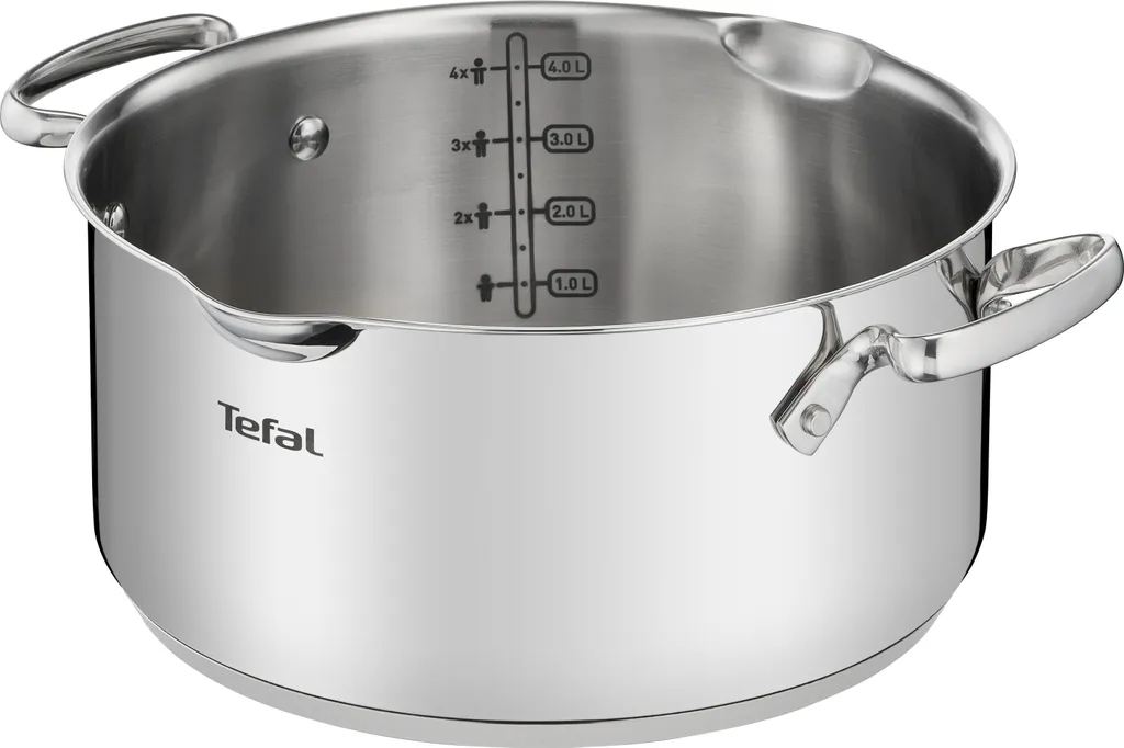 TEFAL DUETTO+ 7-Teiliges Topf-Set: Stielkasserole 16 Cm, Kochtopf 16/20/24 + Deckel; Hochwertiger Rostfreier Edelstahl; Glasdeckel Mit Abgießfunktion; Induktionsgeeignet; G719S7 – Bild 6