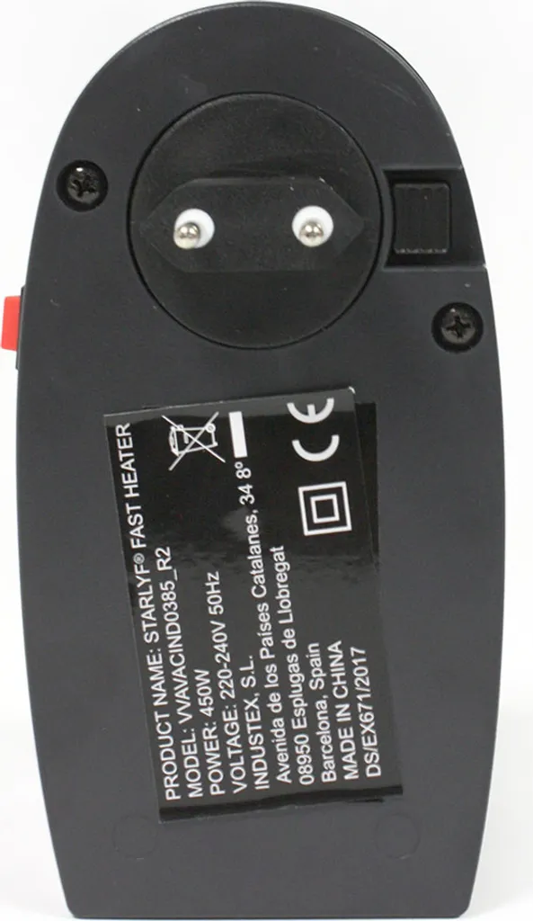 Starlyf® Fast Heater - 400W Tragbare Und Leistungsstarke Steckdosen-Mini-Heizung Schwarz - Original Aus Der TV-Werbung – Bild 9