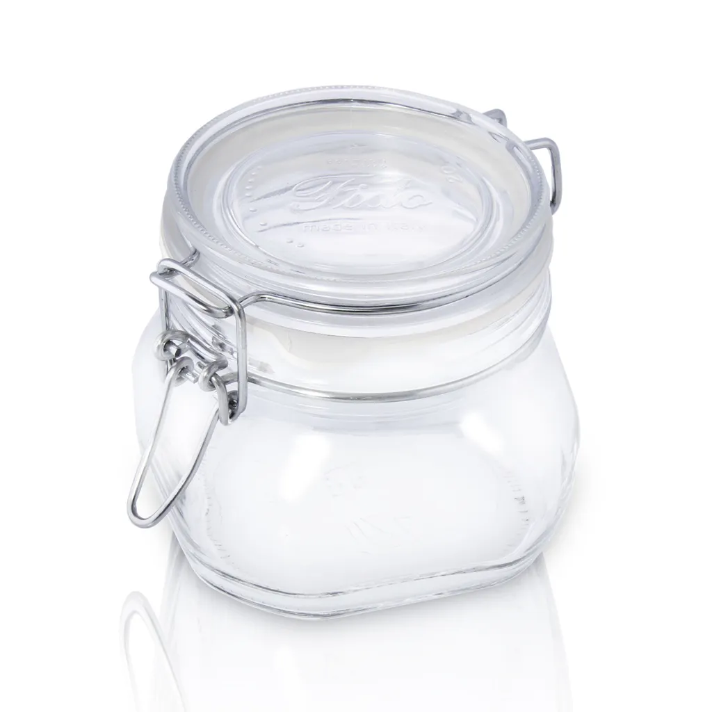 6er Set Einmachglas Bügelverschluss Original Fido 0,5L Vorratsgläser Incl. Bormioli Rezeptheft – Bild 5