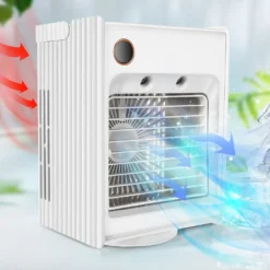 5in1 Tragbarer Mini Klimaanlagen Lüfter Desktop Mobile Klimageräte Luftbefeuchter Kühler Luftventilator