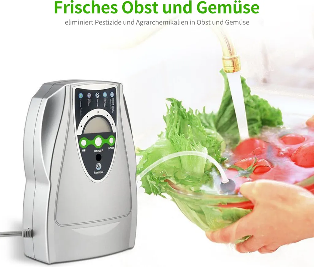 Ozon Generator, Sterilisator Luftreiniger, Reinigung Obst Gemüse Wasser Lebensmittel Vorbereitung Ozonator – Bild 2