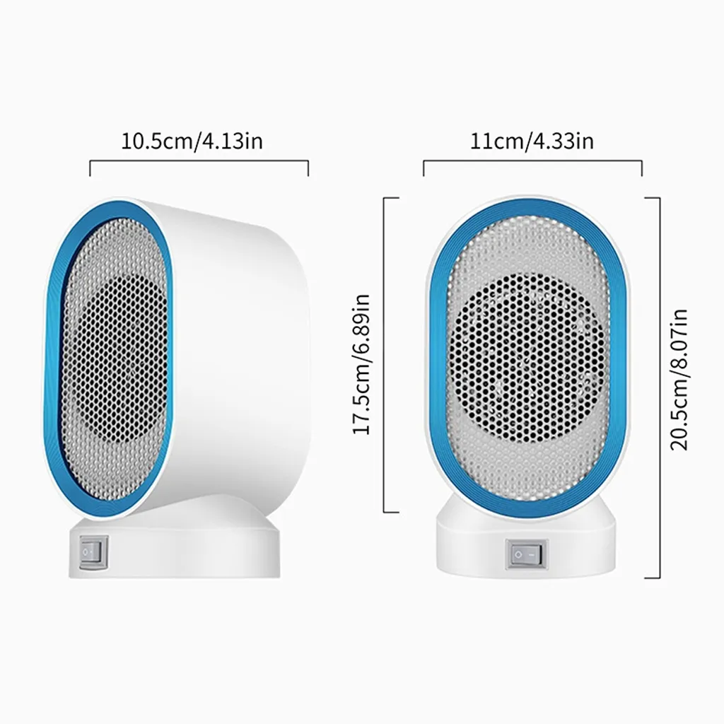 700W Mini Energiesparend Heizlüfter,3 Sekunden Schnelle Hitze Warmer Lüfter,Sicherheit Überhitzungsschut,Rot – Bild 7