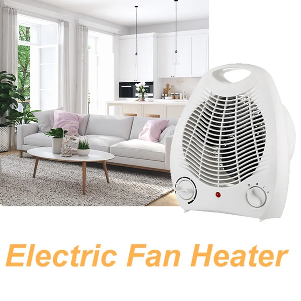 Heizlüfter Energiesparend 2000W Thermischer Lüfter, Elektrisch Heizung Mit Zwei Leistungsstufen Thermostat, Heizschlange Elektrischer Spiralförmiger Heizkörper Heizlüfter – Bild 2