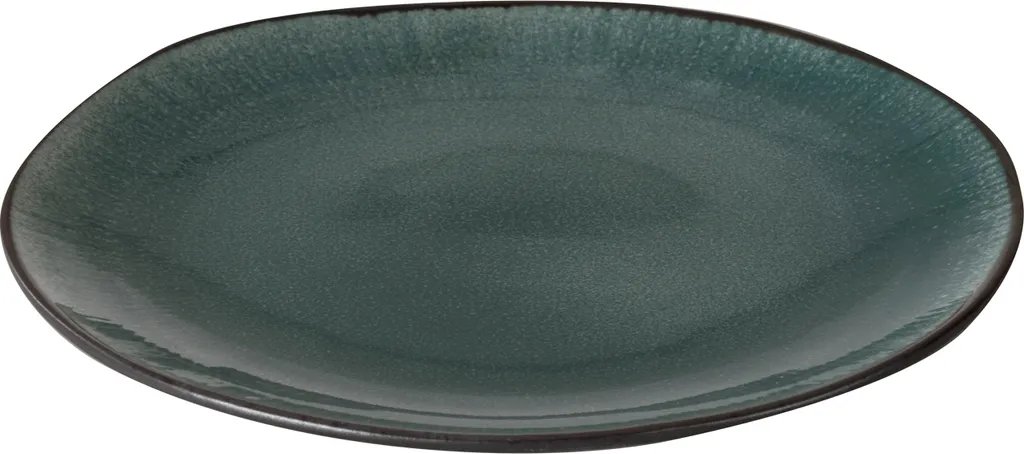 Tafelservice - Blaugrün - Keramik - Für 6 Personen - Mit Prägung – Bild 3