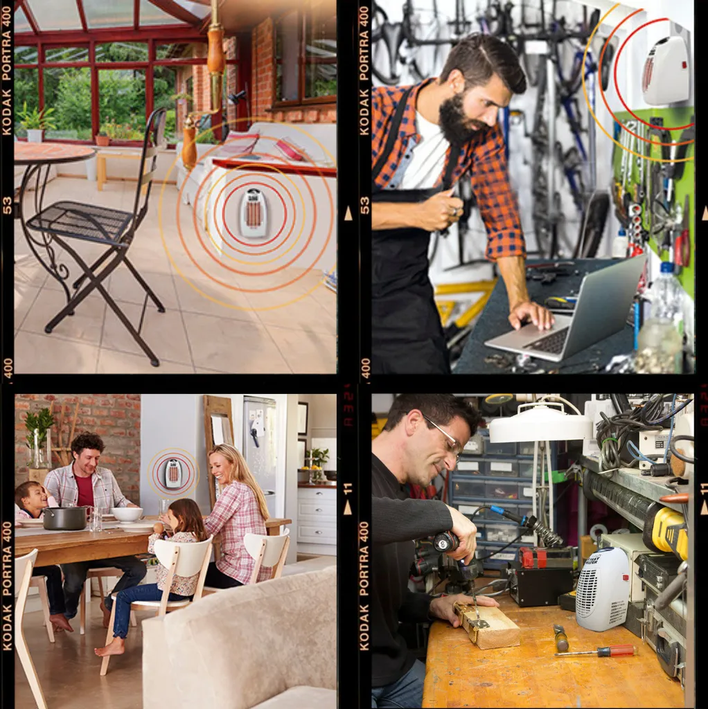 Starlyf® Fast Heater - 400W Tragbare Und Leistungsstarke Steckdosen-Mini-Heizung Schwarz - Original Aus Der TV-Werbung – Bild 7