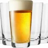 KROSNO Pure Weizen Biergläser, 6er-Set, 530 Ml