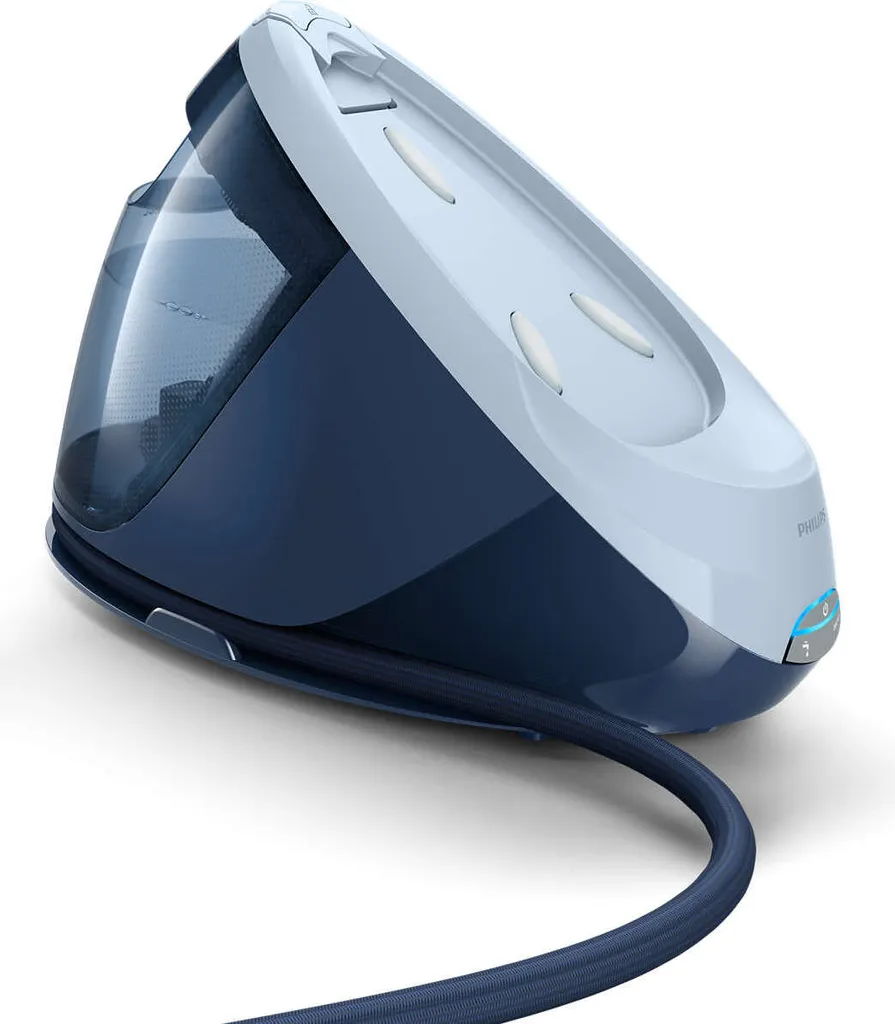 Philips PerfectCare Bügelstation, Keramikbügelsohle, 120 G/min Konstanter. Dampf, 8.0 Bar, 2100 W, Blau (PSG7030/20) – Bild 2