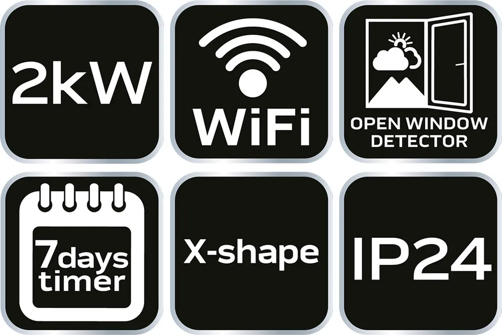 NEO TOOLS Heizpaneel Konvektorheizung WIFI 2000 W, IP24 – Bild 15