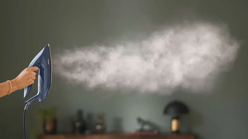 Philips PerfectCare Bügelstation, Keramikbügelsohle, 120 G/min Konstanter. Dampf, 8.0 Bar, 2100 W, Blau (PSG7030/20) – Bild 6