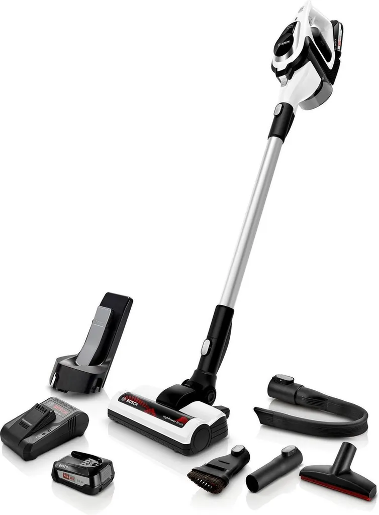 Bosch BBS812AM Unlimited Serie 8 Kabelloser Akku-Handstaubsauger, 18V, Weiß – Bild 6