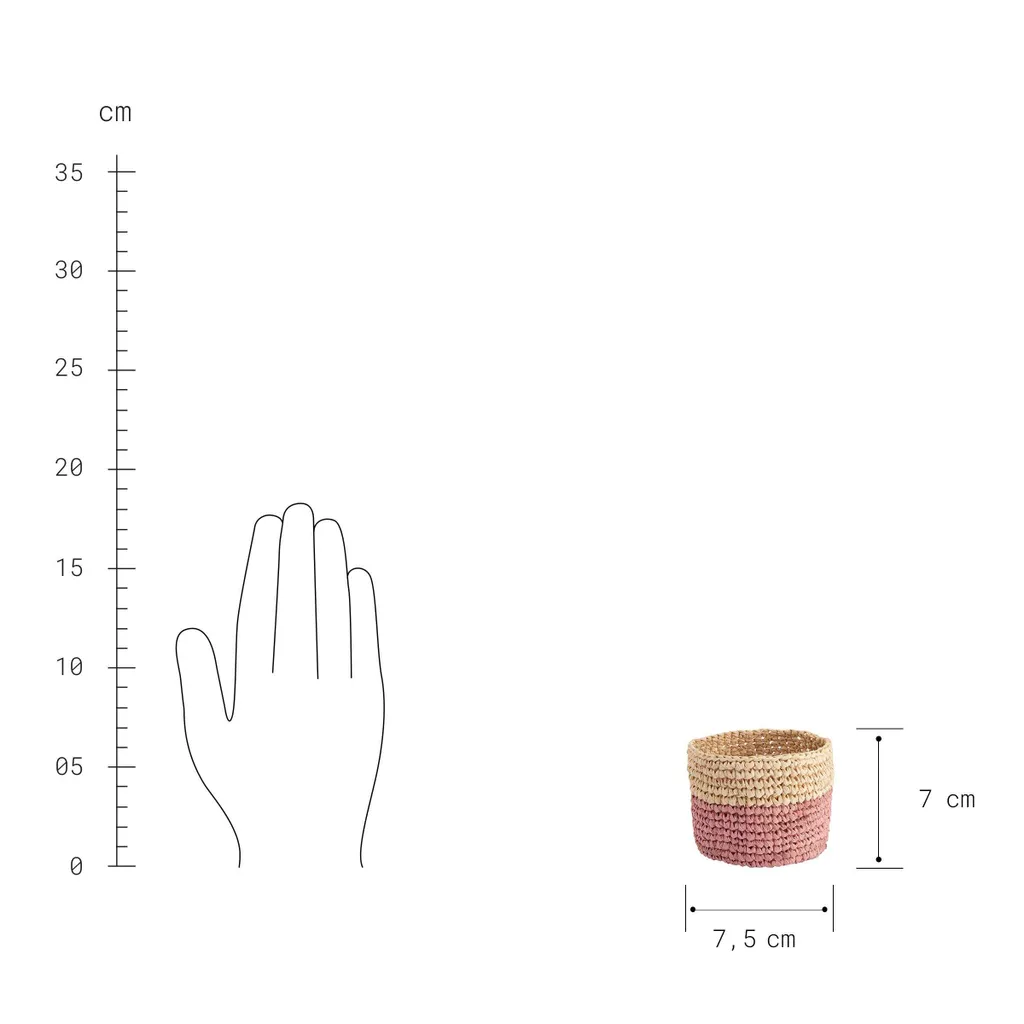 BUTLERS ISALO 4-tlg. Korbset Handgefertigt Aus Raffia – Bild 10