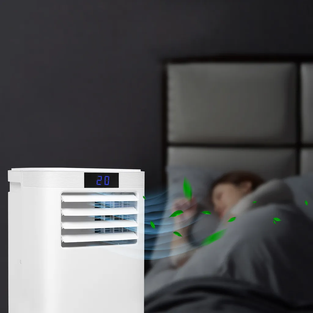 EINFEBEN Mobile Klimaanlage Klimagerät Eco R290, 5in1 WiFi Mobil Und Leise Mit Abluftschlauch & Fernbedienung, Kuehler & Entfeuchter Für Raeume Bis 38°C, Mobile Kuehlung Für Wohnung Und Büro, 9000 BTU Klimaanlagen – Bild 5
