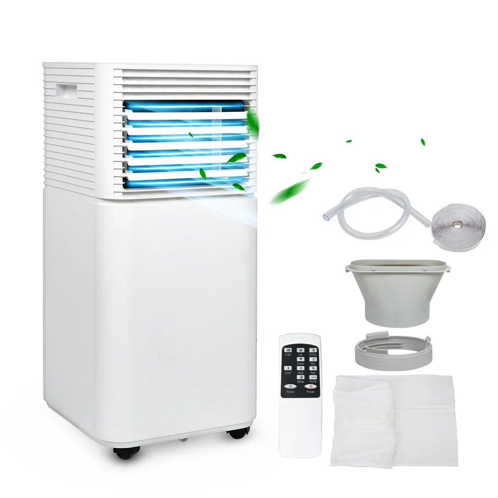 EINFEBEN Mobile Klimagerät Klimaanlagen 7000 BTU Klimaanlage Eco R290, 5in1 WiFi Mobil Und Leise Mit Abluftschlauch & Fernbedienung, Kuehler & Entfeuchter Für Raeume Bis 65 M³, Mobile Kuehlung Für Wohnung Und Büro