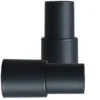 2er Set Universal Anschluss Adapter 35 / 32 Mm Für Staubsauger Bodendüse | Adapteranschluss In Schwarz | Universeller Reduzierstück Für Staubsaugerdüse | Saugrohr - Zubehöradapter | Länge - 73,2mm