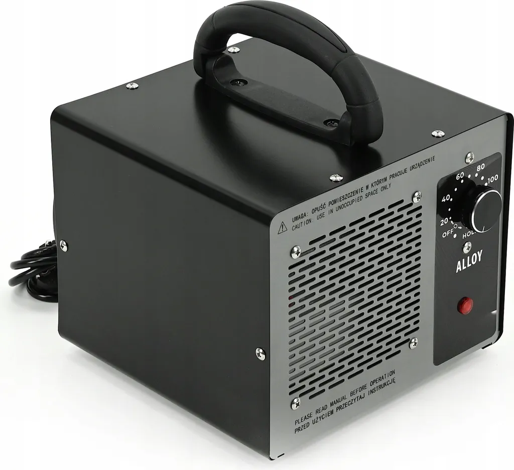 LEHMANN Ozongenerator Mit Timer, 60 000mg/h, Luftreiniger Für Zimmer, Auto & Rauch Entfernt Gerüche – Bild 3