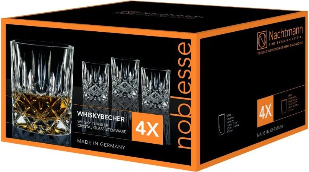 Nachtmann Noblesse Whiskybecher Set 6 Tlg. 101417 (0089207-0 ) – Bild 3