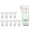 12er Set Schnapsgläser Stamper Dublino 2cl + 4cl