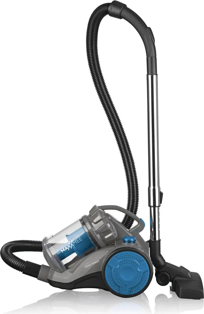 MAXXMEE Zyklon-Staubsauger - 4 Spezialdüsen - Schwarz/blau Staubsauger Beutellos Zyklon Bodenstaubsauger Filter Teppich Boden HEPA-Filter – Bild 9
