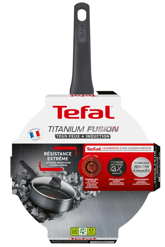 TEFAL Kochtopf + Deckel Ø 24 Cm Alle Herdarten Induktion Schmorpfanne Pfanne NEU – Bild 3