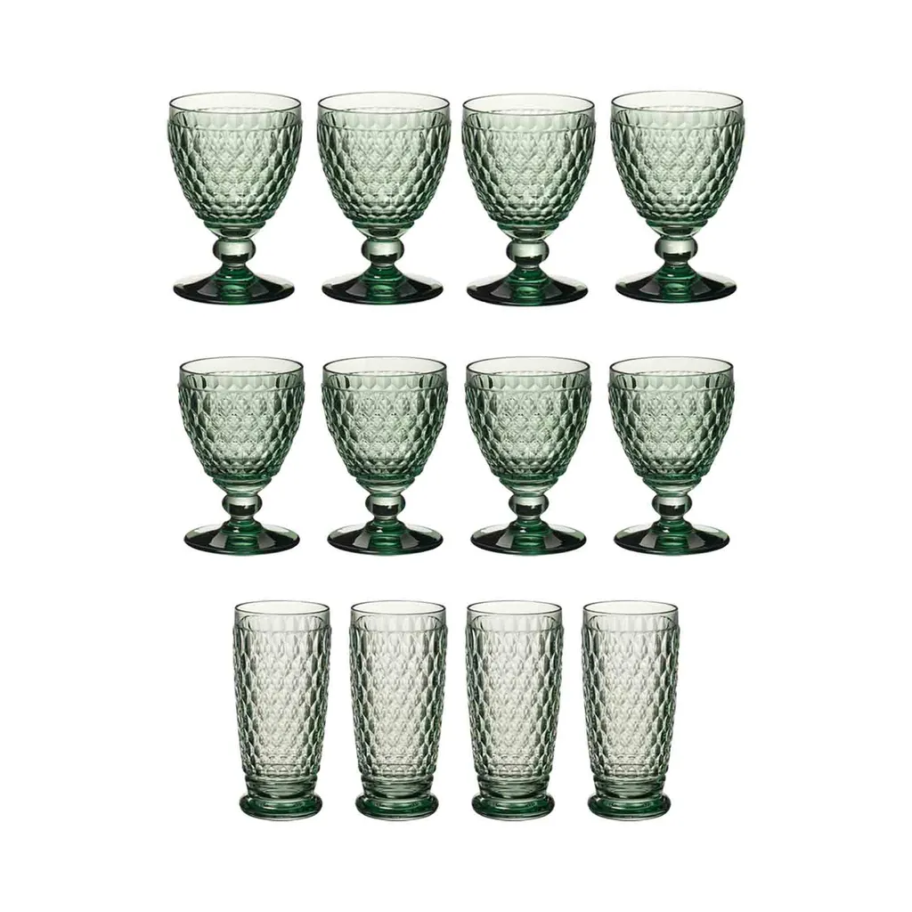 Villeroy & Boch Boston Coloured Wein- & Longdrinkgläser 12er Set Grün