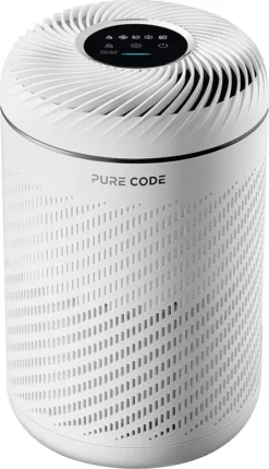 MINI MAX Luftreiniger, 35m² In Nur 10 Minuten Air Purifier H13 HEPA Filter Mit 3 Lüfterstufen Gegen 99,97% Bakterien Staub Pollen Rauch Partikel, Aktivkohlefilter 22dB Leiser Schlafmodus