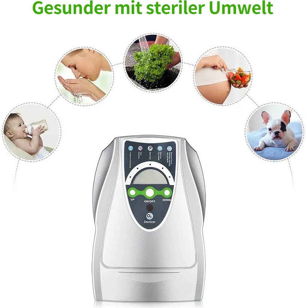 Ozon Generator, Sterilisator Luftreiniger, Reinigung Obst Gemüse Wasser Lebensmittel Vorbereitung Ozonator – Bild 6