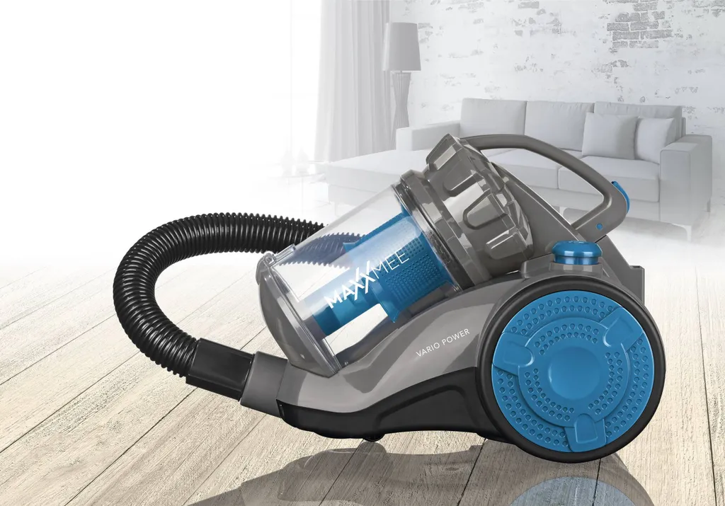 MAXXMEE Zyklon-Staubsauger - 4 Spezialdüsen - Schwarz/blau Staubsauger Beutellos Zyklon Bodenstaubsauger Filter Teppich Boden HEPA-Filter – Bild 10