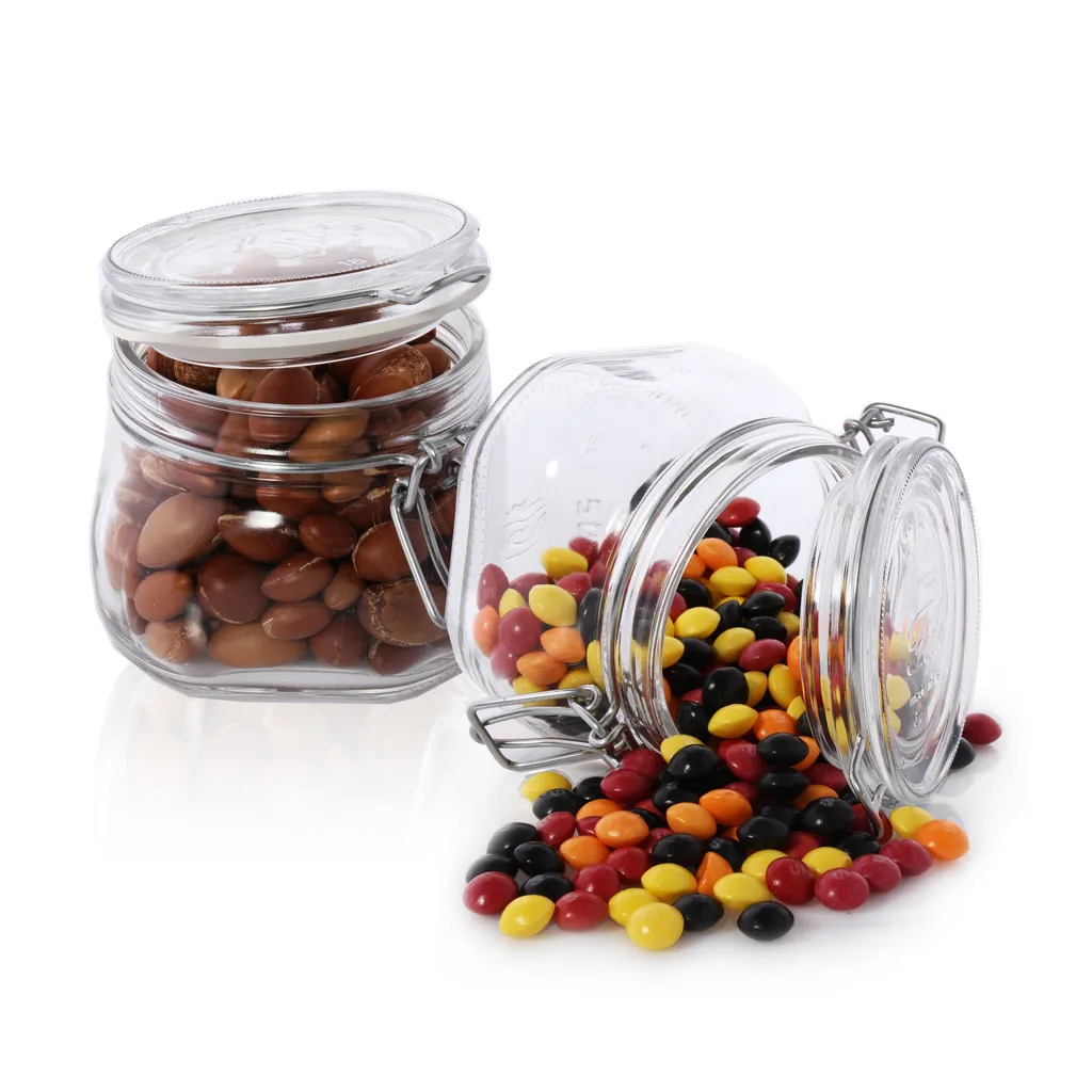 6er Set Einmachglas Bügelverschluss Original Fido 0,5L Vorratsgläser Incl. Bormioli Rezeptheft – Bild 3