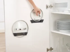 Joseph Joseph CupboardStore Set Mit 4 Topfdeckel Halterungen – Grau