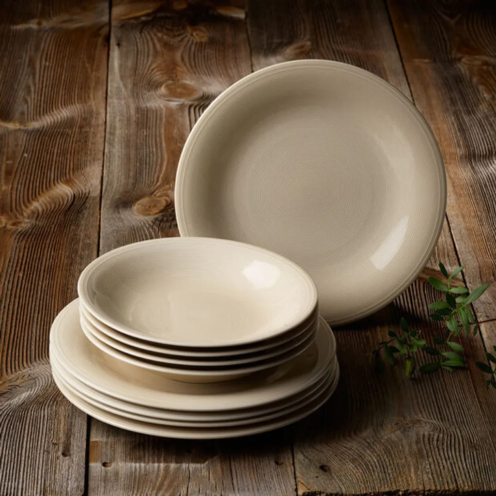 Villeroy & Boch Like Color Loop Sand Tafel-Set 8 Tlg Porzellan Service Beige – Bild 2