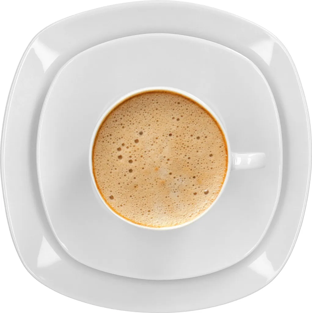 Kaffeeservice Lilli 36tlg. Porzellan Weiß Für 12 Personen – Bild 2