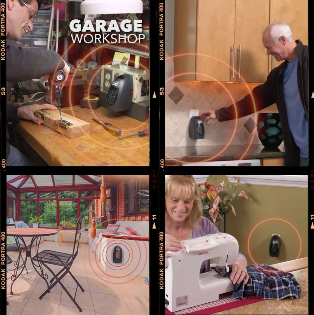 Starlyf® Fast Heater - 400W Tragbare Und Leistungsstarke Steckdosen-Mini-Heizung Schwarz - Original Aus Der TV-Werbung – Bild 6