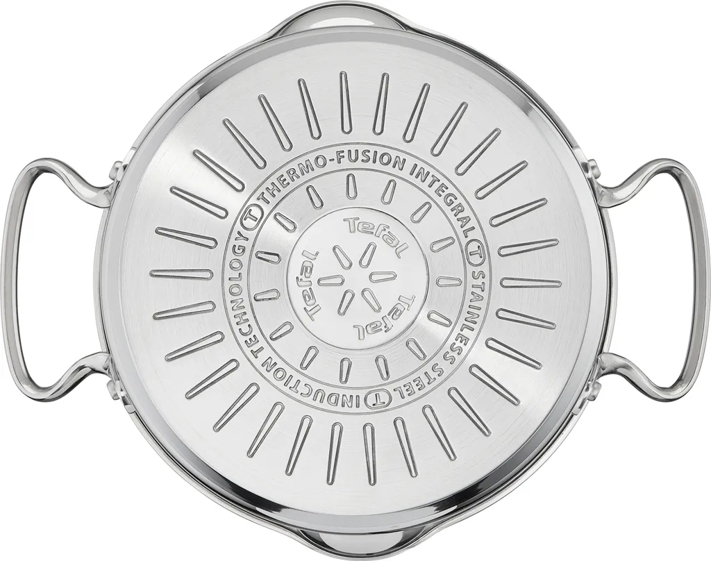 TEFAL DUETTO+ 7-Teiliges Topf-Set: Stielkasserole 16 Cm, Kochtopf 16/20/24 + Deckel; Hochwertiger Rostfreier Edelstahl; Glasdeckel Mit Abgießfunktion; Induktionsgeeignet; G719S7 – Bild 3