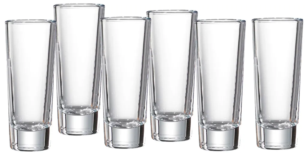 Ritzenhoff & Breker Stamper Skol 6er Set, Schnapsglas, Becher, Glas, Klar, 65 Ml, 811667