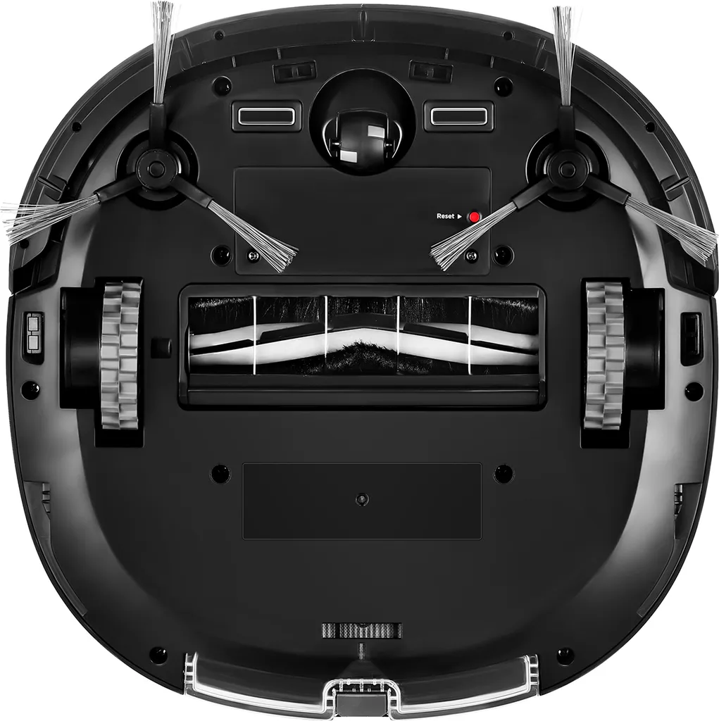 Midea Saugroboter M3S VCR20B, Saugleistung 2000 Pa, 3 Saugmodi / Saugroboter Mit Ladestation & V-förmigem Borstenmuster / 90-120 Min Laufzeit, Ideal Für Tierhaare, Teppiche Und Hartböden, Schwarz – Bild 2