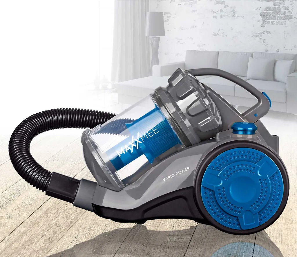 MAXXMEE Zyklon-Staubsauger - 4 Spezialdüsen - Schwarz/blau Staubsauger Beutellos Zyklon Bodenstaubsauger Filter Teppich Boden HEPA-Filter – Bild 11