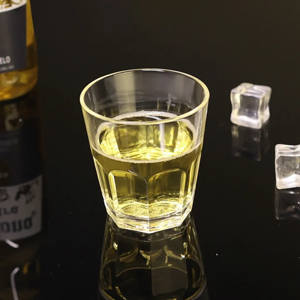 15er 170ml Whiskytasse Set Weinverkoster Bierbecher Bar Klar Acryl-Whisky-Tassen Whiskyglas – Bild 4