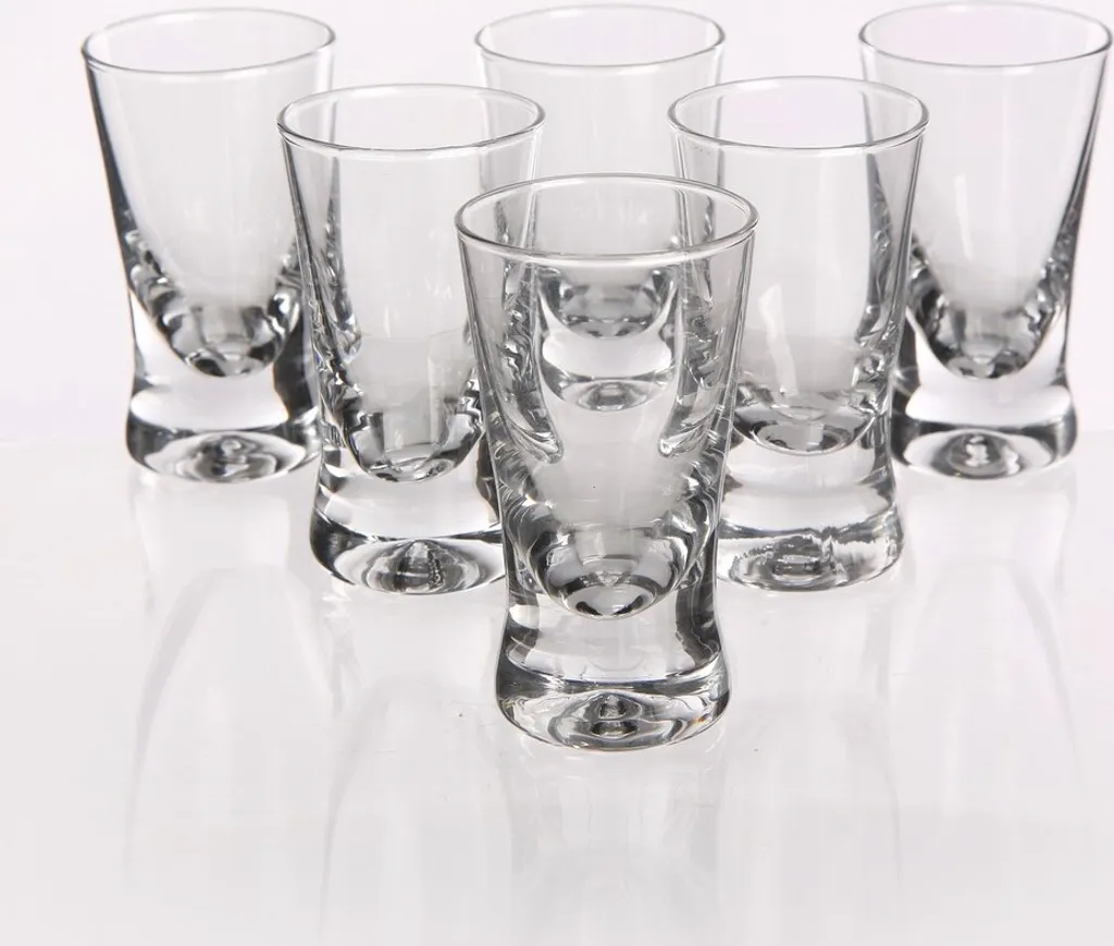Schnapsgläser Shotgläser 25ml 6 Stück KROSNO Pinnchen Stamperl Shot Glas Basic – Bild 3